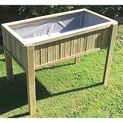 Cajones Para Huertos Urbanos AD servicios Mesa de Cultivo VIDAHUERTO: Huerto Urbano Vintage con Maderas recicladas y Estilo único - ENVIÓ Gratuito