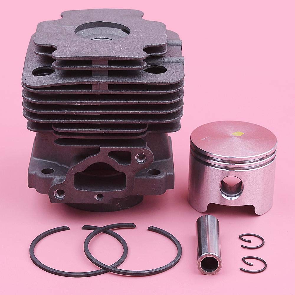 BAIJAC Kit de piñón de Anillo de pistón de Cilindro de 45 mm for el Kit de circlips for OLeo-Mac 753 753T EFCO 8530 Reemplazo de motosierras 61112035b, 6111 2035b