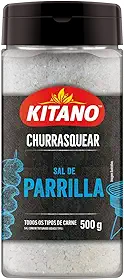 Sal de Parrilla Triturado Kitano Churrasquear Frasco 500g