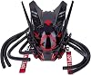 Future Punk Mechanical Mask, Tech Role-Playing toy, Mens DIY Electronic Screen Phantom Sound Mech