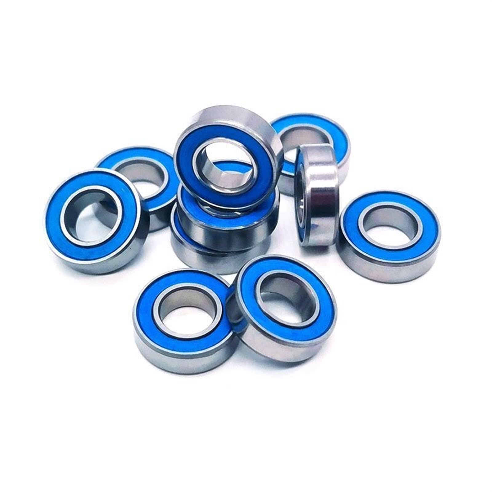 698 2RS Rodamientos Azul Sellado 8x19x6 Mm ABEC-7 698rs Eje Rodamiento De Bolas Selección De 6 Piezas