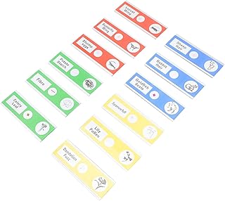 Healvian 36pcs Glass Slide Microscope Plastic Child