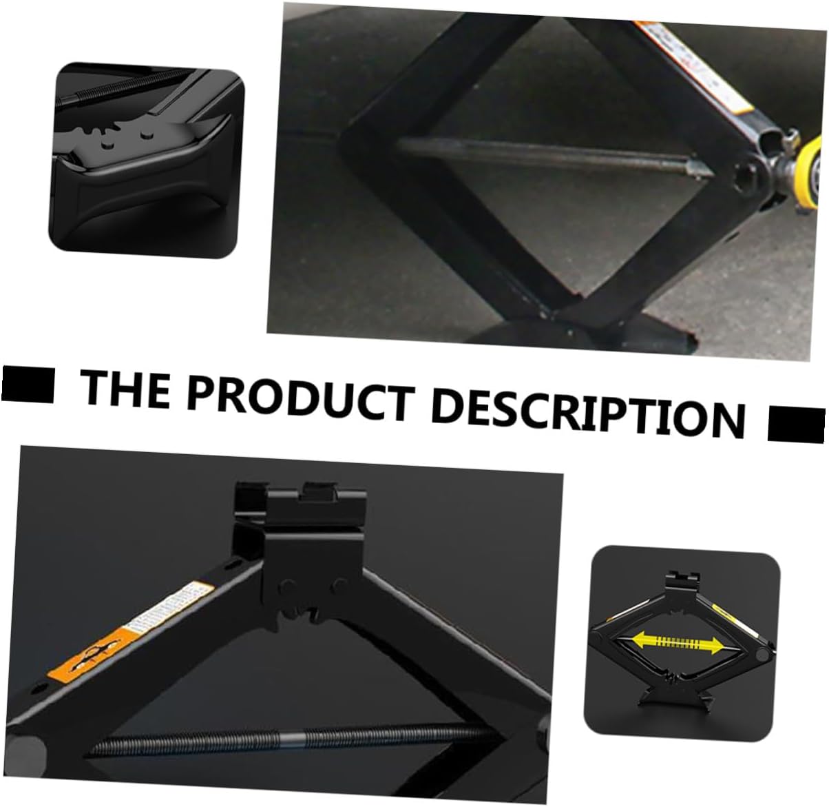 2.5 Ton Hand Cranking Car Jack Scissor Lift Tire Repair Tool Portable Auto Emergency Vehicle Jack for Sedan SUV Trucks Random Color