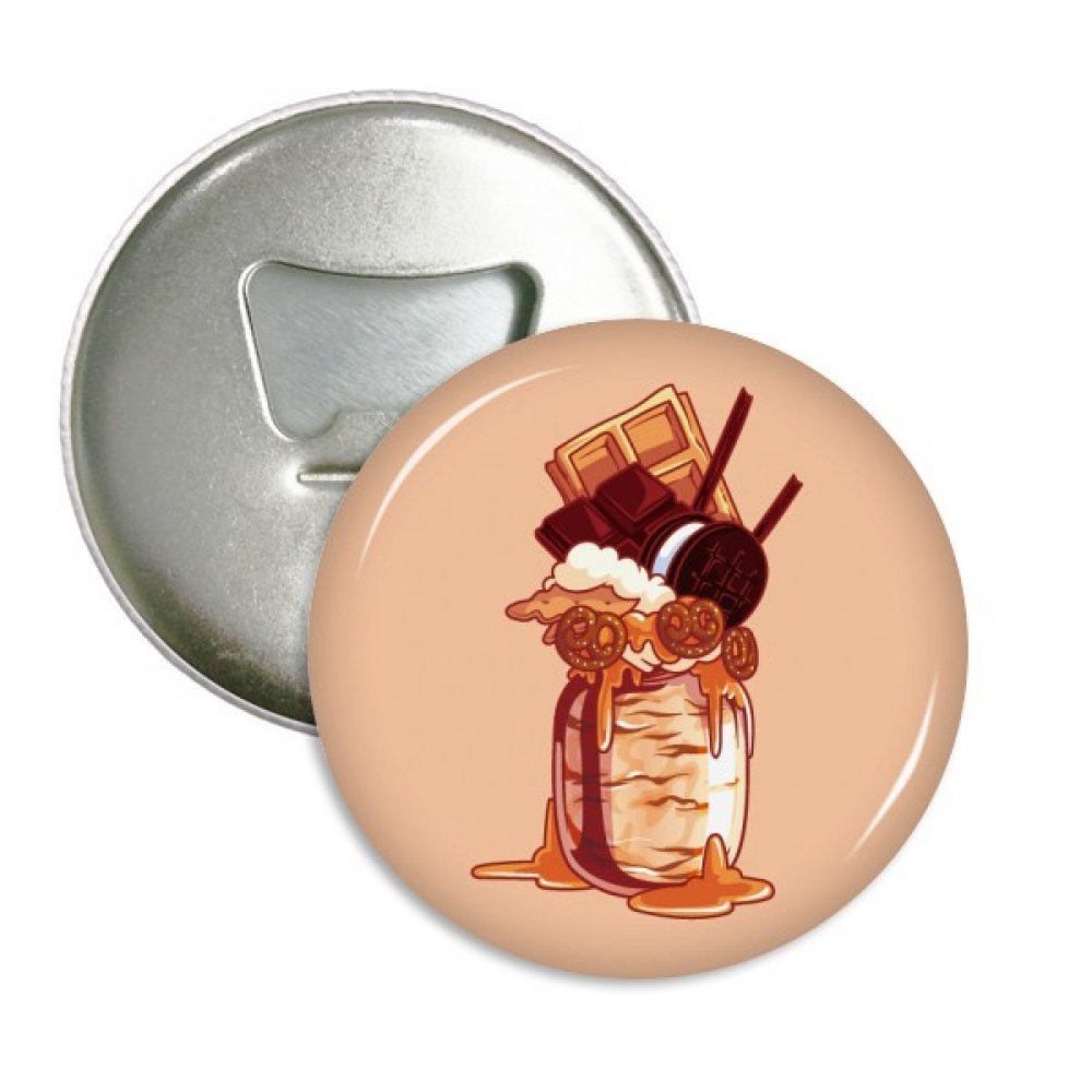 Ne cherchez plus le décapsuleur avec cet aimant de frigo ouvre-bouteille chocolat biscuit