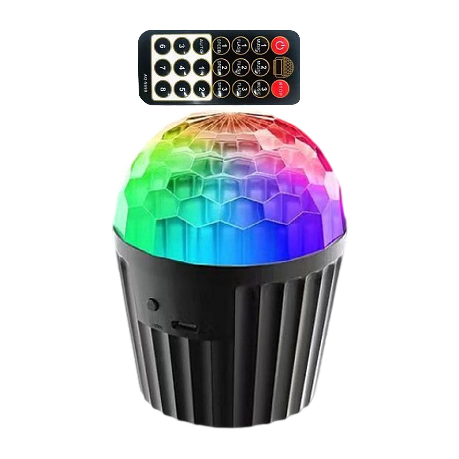 APGLSXY LED Stage Light with Colorful Rotating Projection Small Size Atmospheres Light for Indoor Party Ambiances Dance Lighting