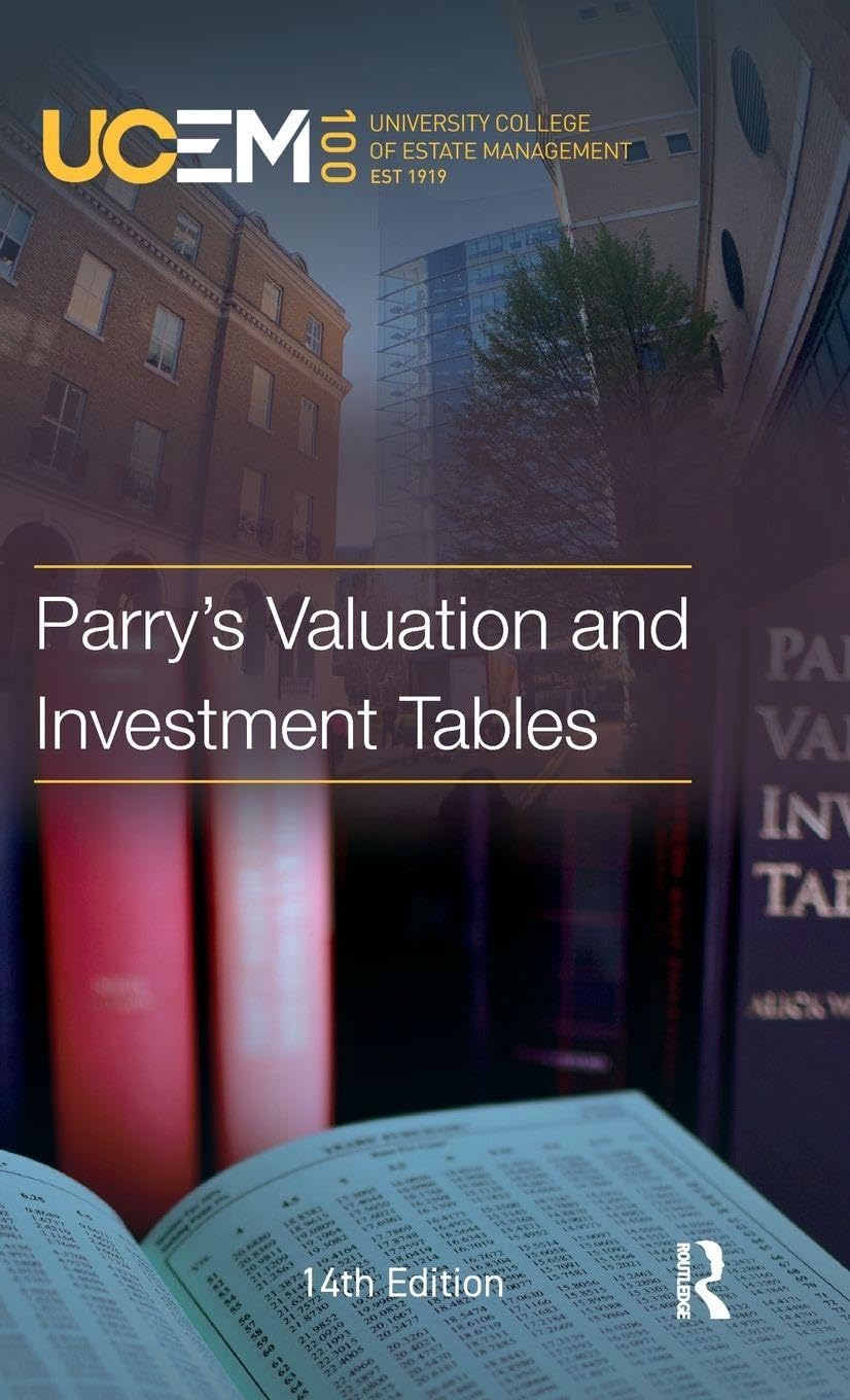 Parry's Valuation and Investment Tables by  University Colleg... - 9780367350789