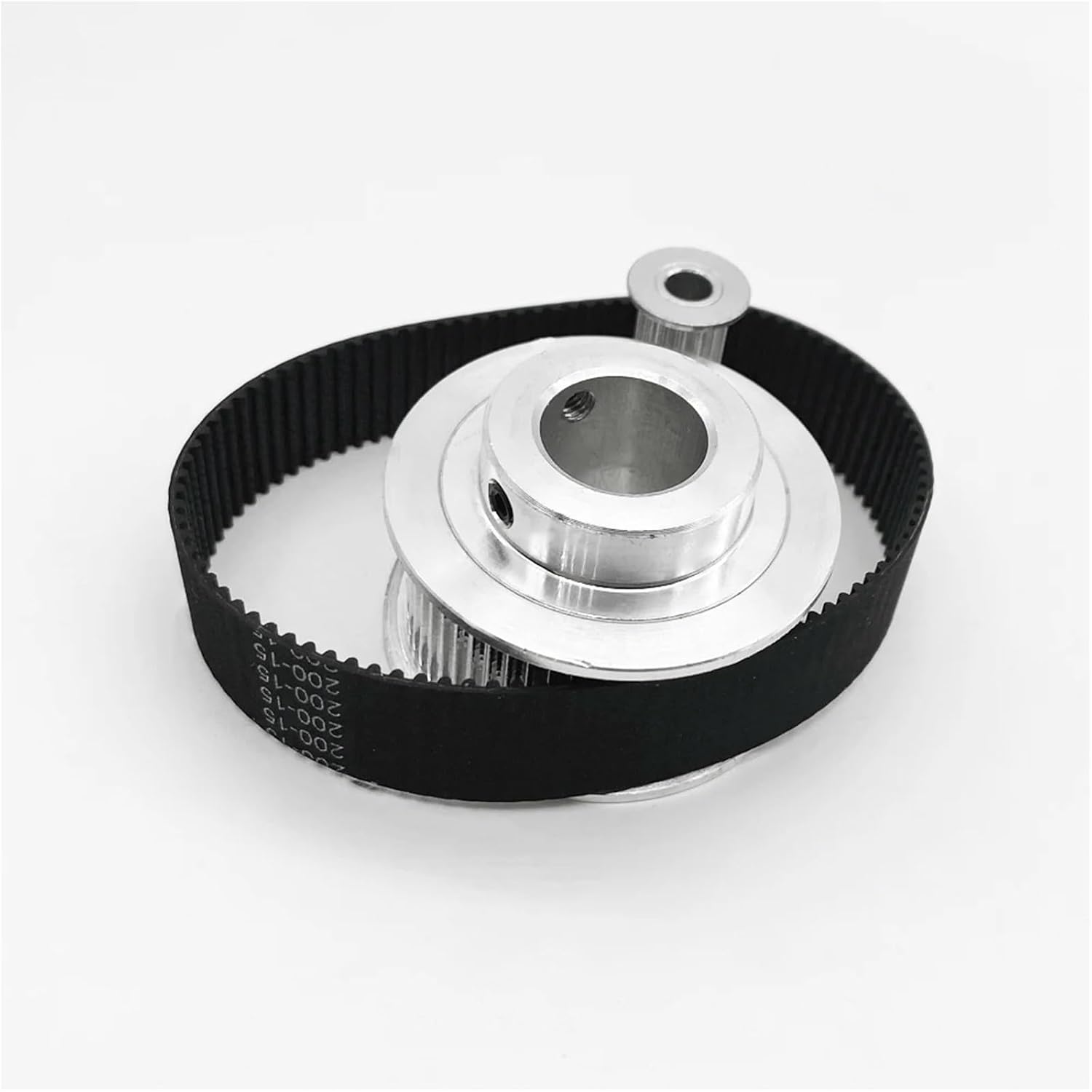 2MGT 16T 60 Teeth 2GT 1:4 Reduction Ratio Mechanical Transmission Assembly Belt Width 15mm Pulley Belt Kit 16T-B5-W15(280mm,60T-B14-W15)