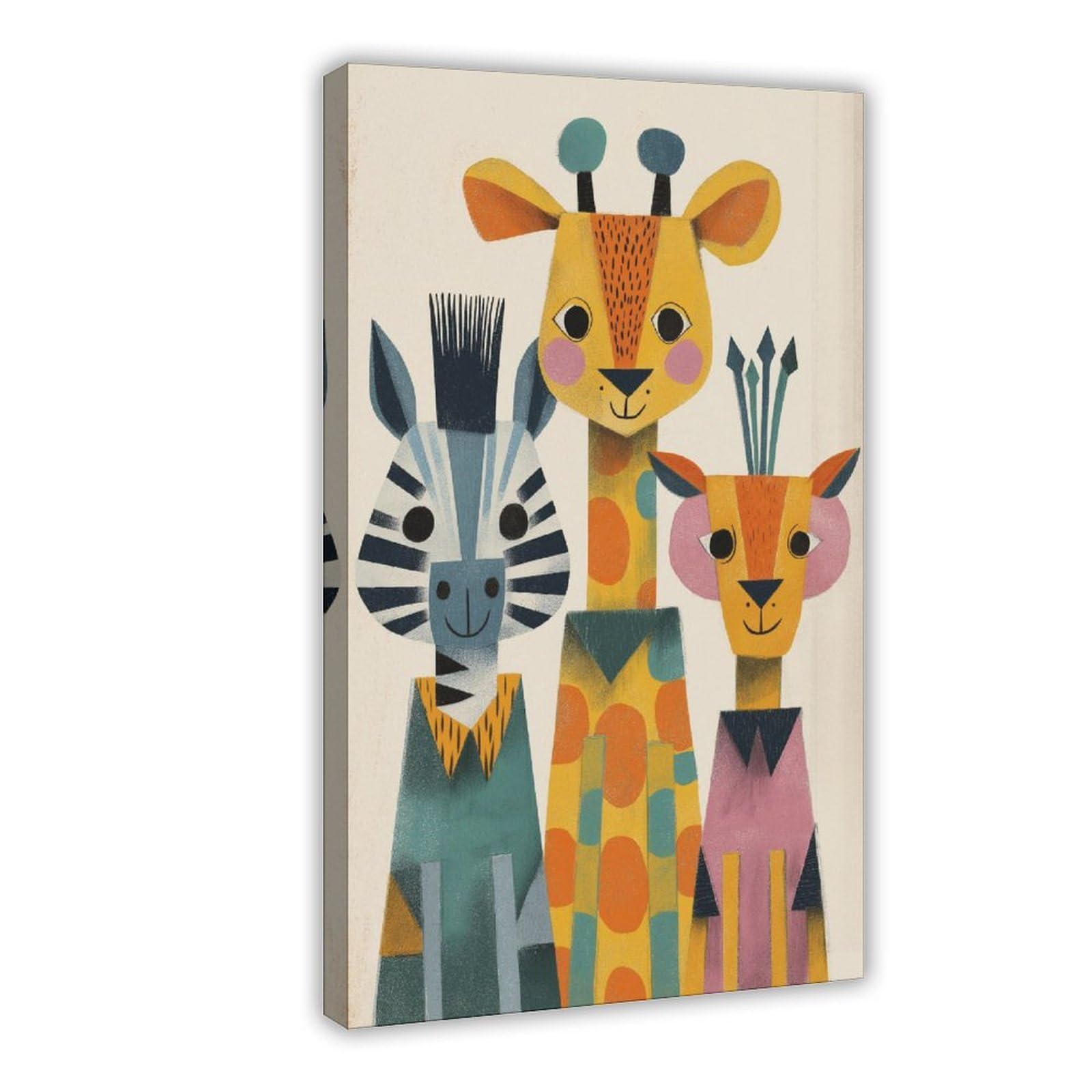 YWTJAX Safari Animal Poster Canvas Poster for Office Decor Gift