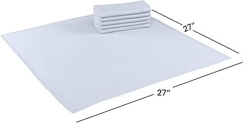 Miniatura 4 de Pañales de tela de algodón 100% natural para bebés, pañales de tela absorbente, paños para eructos, color azul, paquete de 6