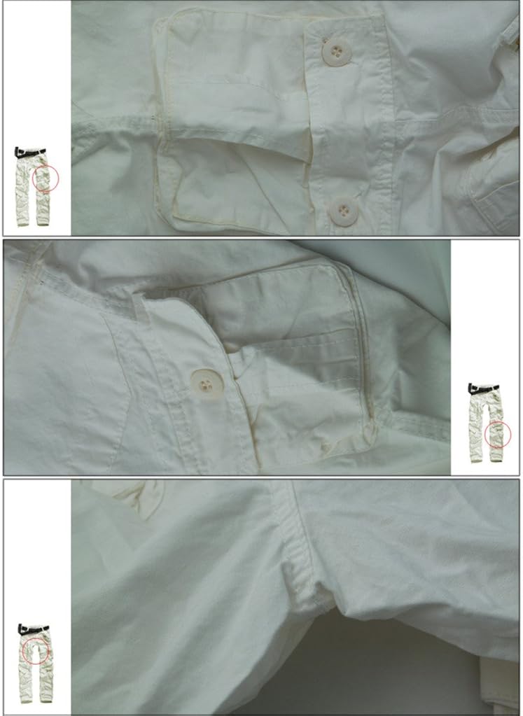 Match Women's Classic Straight Leg Multi Pocket Cargo Pants
