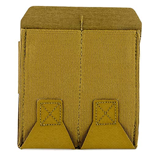 Blue Force Gear Double Magazine Pouch - Magazine Storage, Magazine Holder Pouch, Utility Pouch with Adjustable Belt Loop for Rapid Access - Coyote Brown