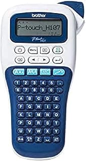 Brother PT-H107B tragbares Etikettiergerät für Zuhause und Büro P-Touch 107B Blu e Bianco