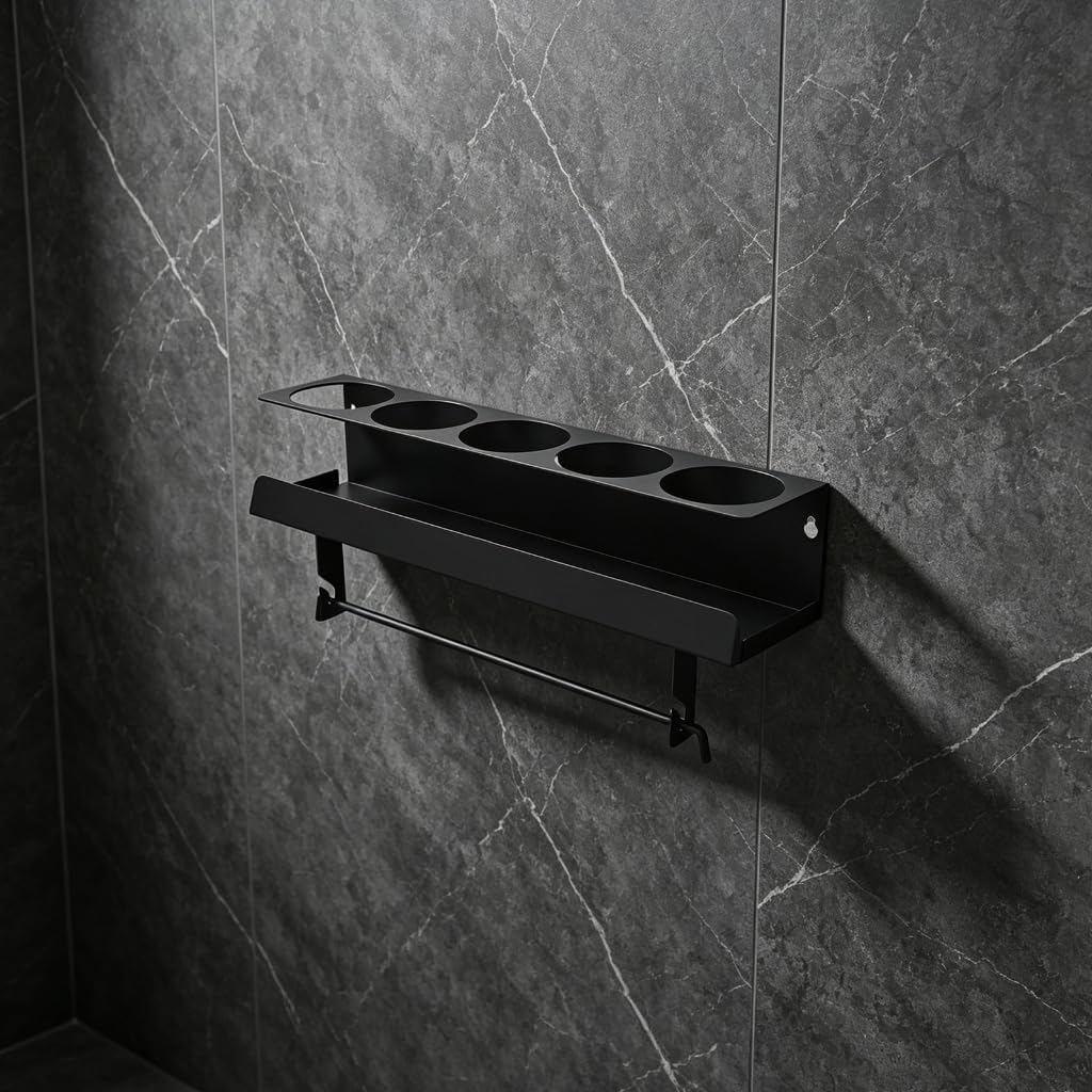 Durable Metal Bottle planner And Paper Towel Holder For Garage Organization