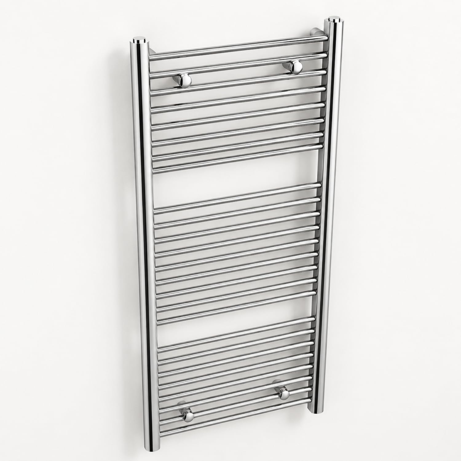 OGOMONDO Termoarredo Cromato Bagno Acciaio Calorifero Termosifone Misure: H1650xL600xI550 31 Tubi
