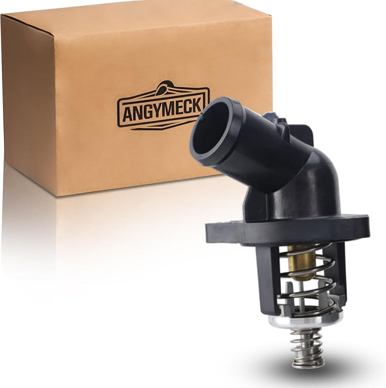 Saída da bomba d’água com termostato AngyMeck AM121300 para Cadillac, Chevrolet e GMC – 1 unidade