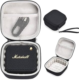 Ferbao Carrying Case Bag for Marshall Willen Speaker,Hard Organizer Portable Carry Cover Storage Bag (Black)