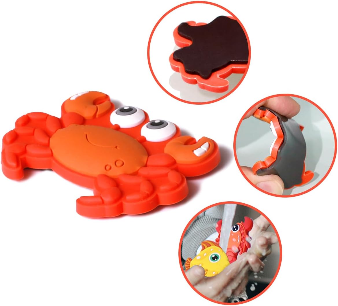 Cartoon Animal Fridge Magnets for Toddlers，Strong Full Backing Magnets