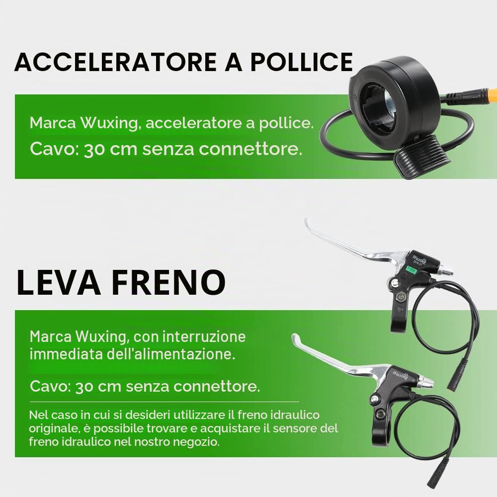 YOSE POWER - Kit di conversione per Ebike 36 V250 W 28", sistema motore anteriore per bicicletta elettrica, controller integrato con batteria HL Plus 36 V 15,6 Ah; e-bike fai da te, schermo LCD