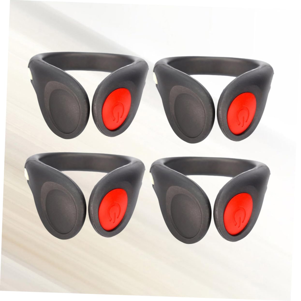 BESPORTBLE 3 Juegos De Luces Led con Clip para Zapatillas De Running Nocturnas con Clip para Corredores Y Caminantes Carcasa 4 Unidades X 3