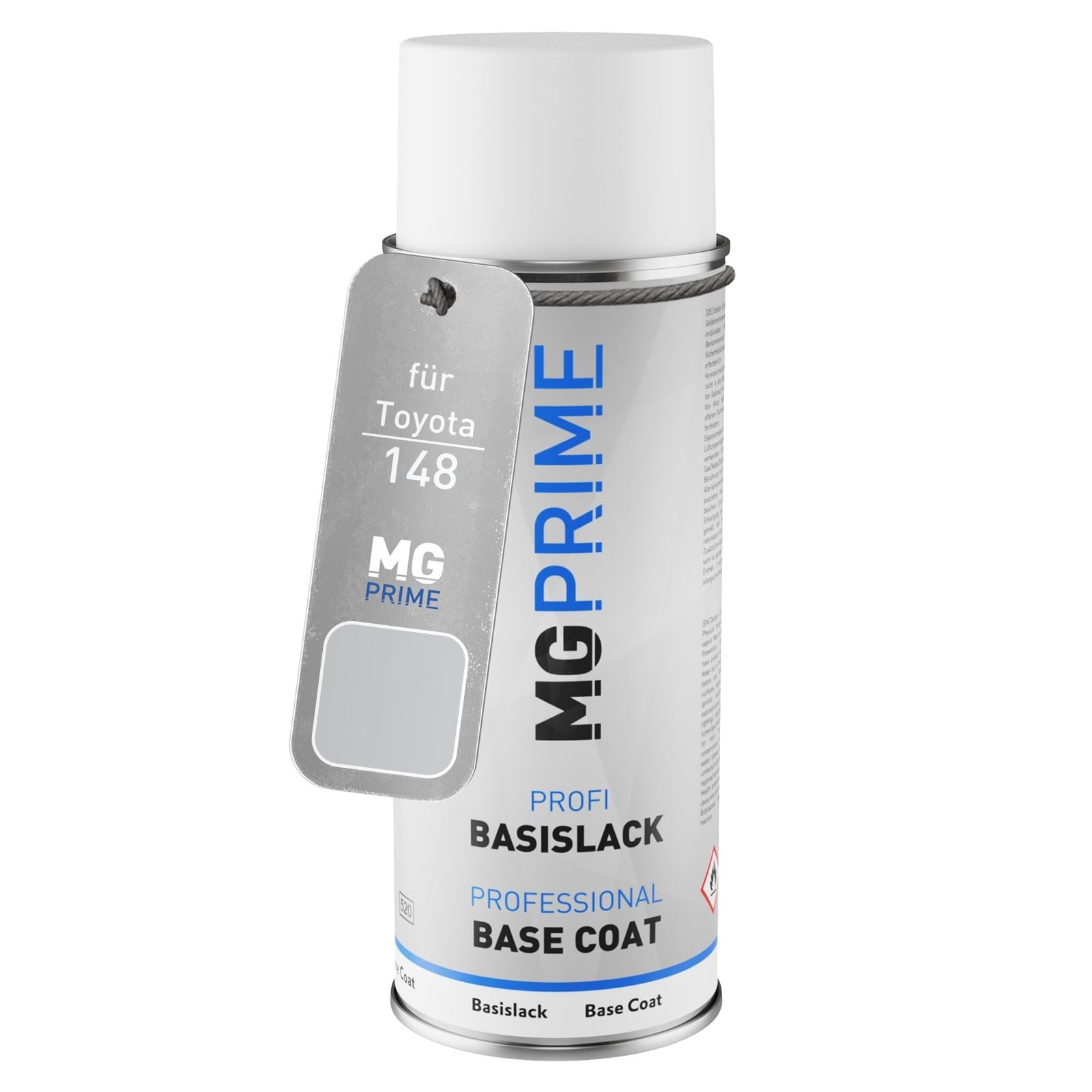 MG PRIME Car paint Spray can for Toyota 148 Silver Metallic Base coat spray can 400ml