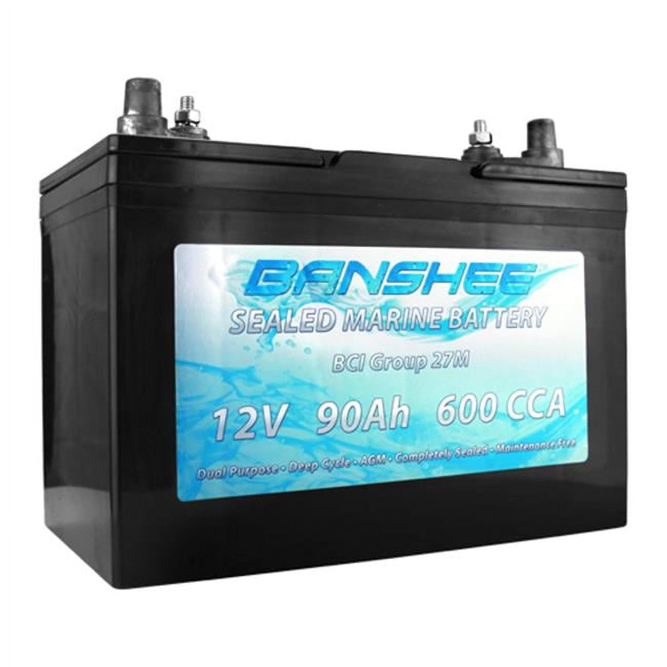 Banshee Group 27M AGM Marine Deep Cycle Battery