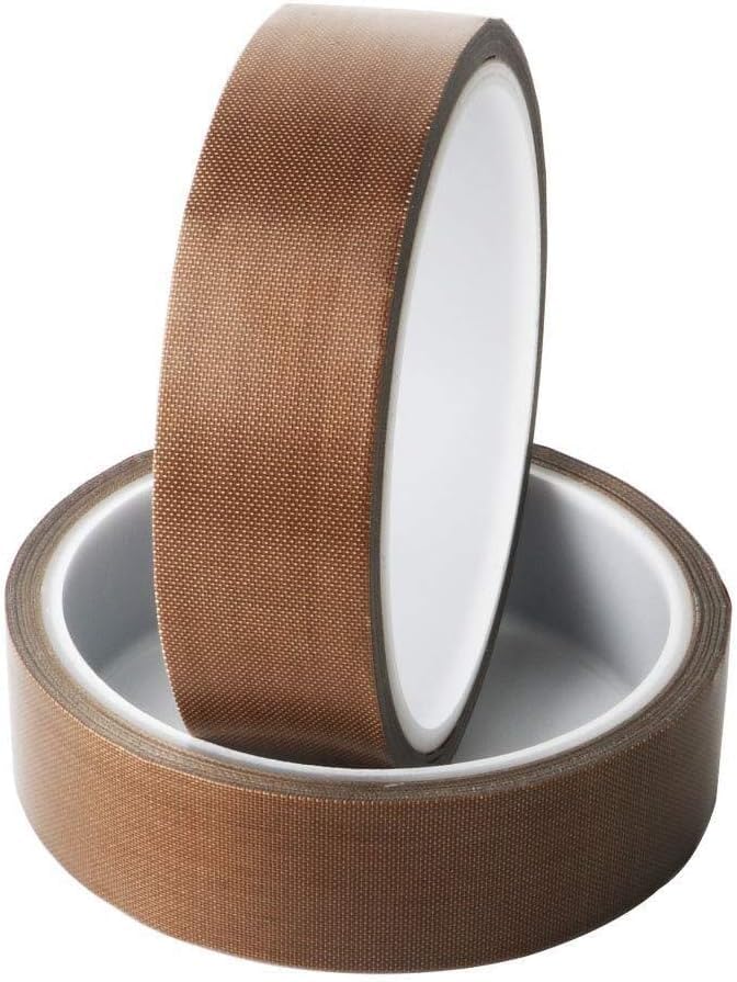 Nastro, nastro PTFE/nastro in teflon, 1 pezzo, nastro sigillante ad alta temperatura, resistente al calore, in teflon ad alta temperatura, isolamento antincendio a 300 gradi, 25 mm x 10 m