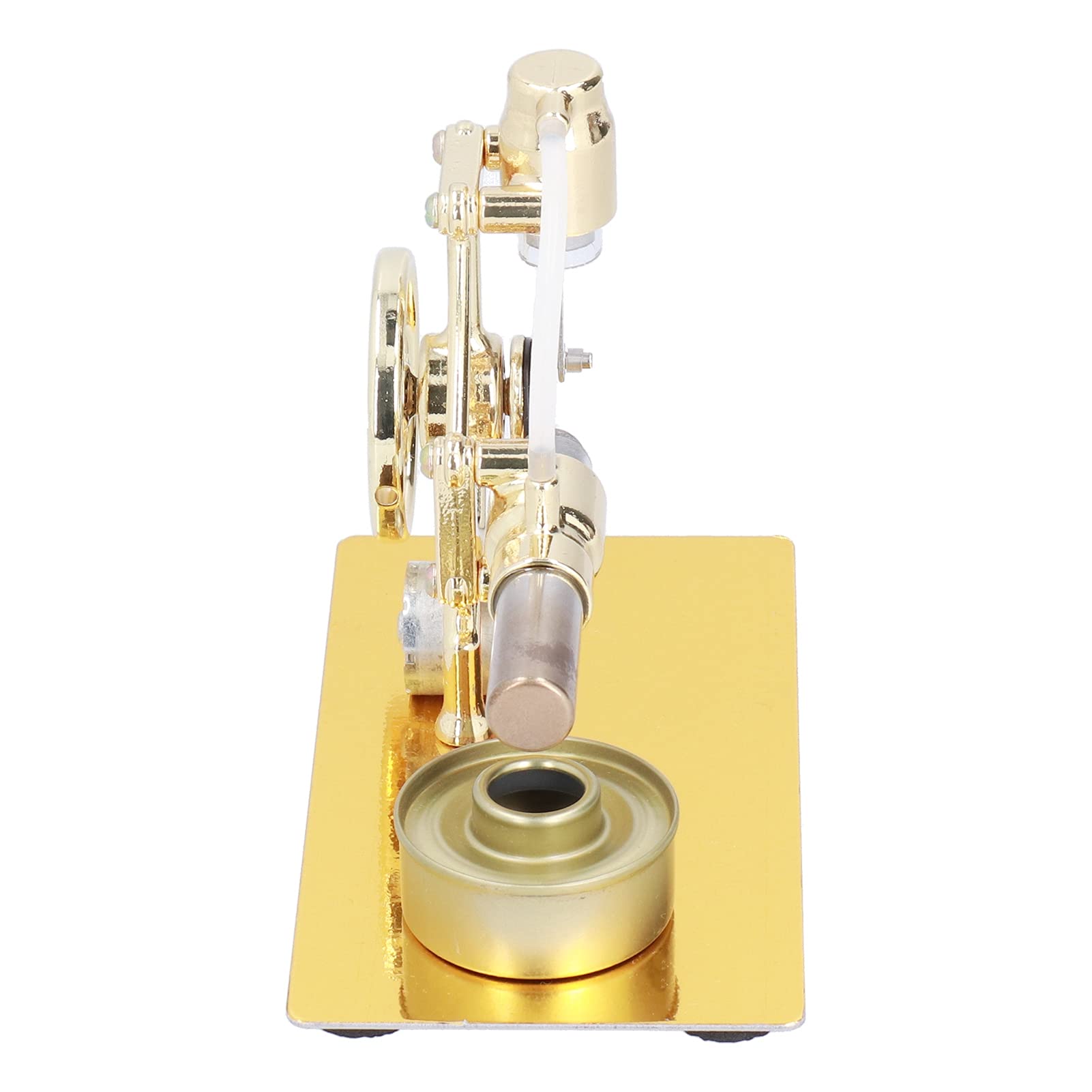 Mini Giocattolo Modello Motore Stirling con Luce RGB Vibrante per Progetti di Scienze Educative Adatto a Partire Dagli 8 Anni Materiale in Ferro 6,3x3,5x4,7 Pollici