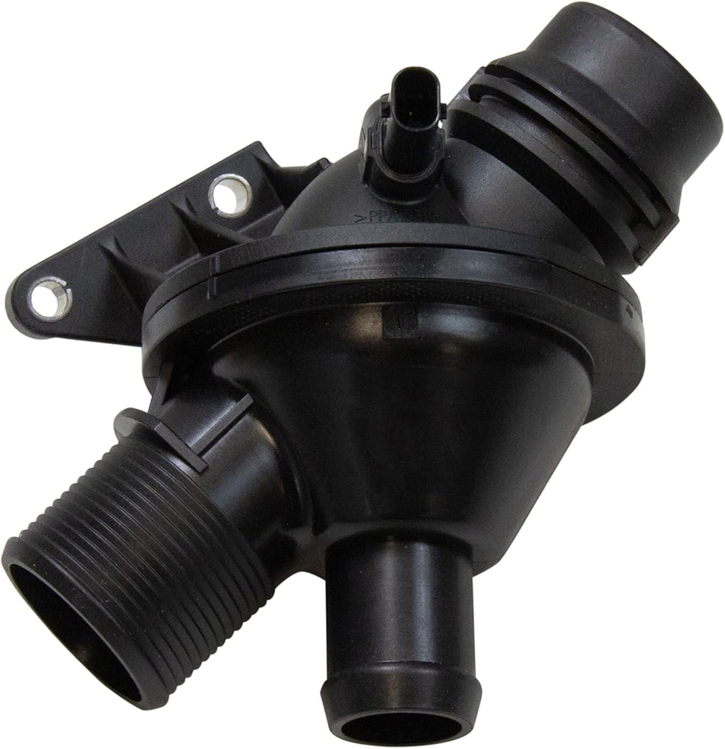 TRQ Engine Coolant Thermostat with Housing & Temp Sensor for BMW 2.0L