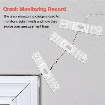Crack Monitoring Record,Crack Gauge Monitor, High Clear Acrylic