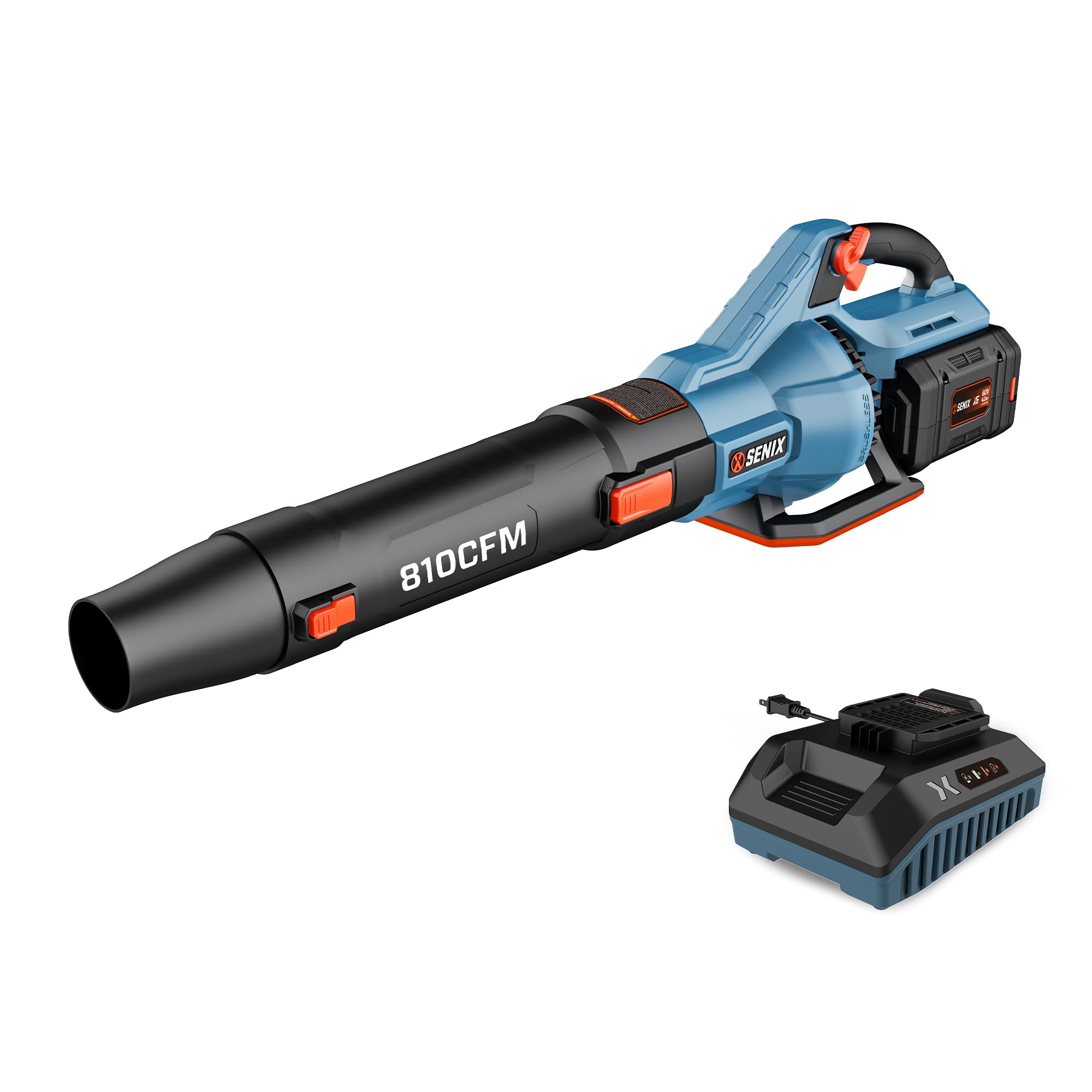 Amazon.com: SENIX X6 60 Volt Max* Handheld Cordless Leaf Blower