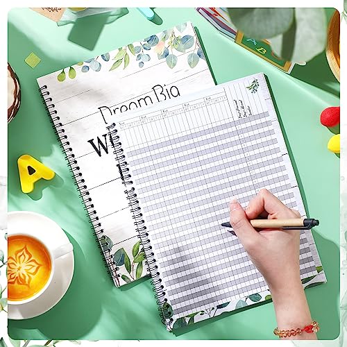Faccito 8.3'' x 11'' Teacher Record Book 2026-2027 Class Grade Book Undated Attendance Register Student Roster Monthly Reminder Grading Chart for Elementary Classroom School Office(Farmhouse Style) - Image 5