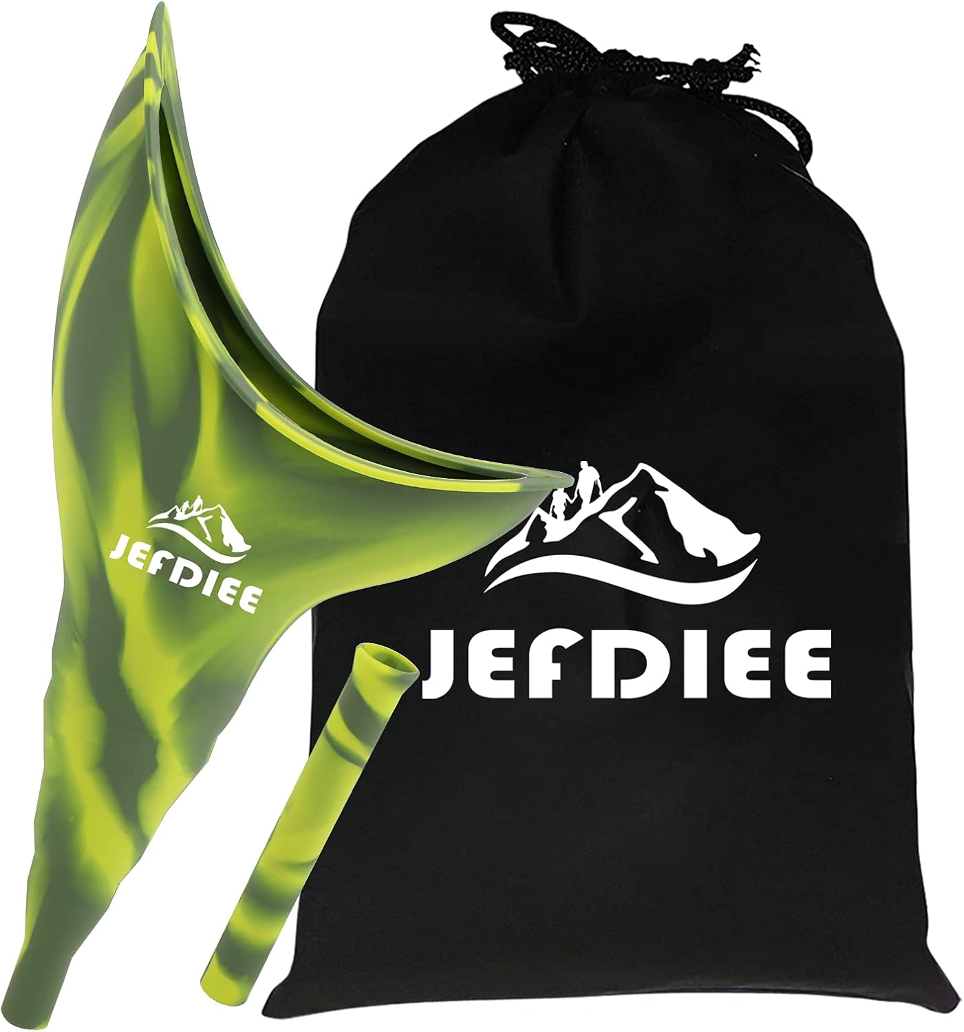 JefDiee Female Urination Device – Silicone Pee Funnel Allows Women to Pee Standing Up