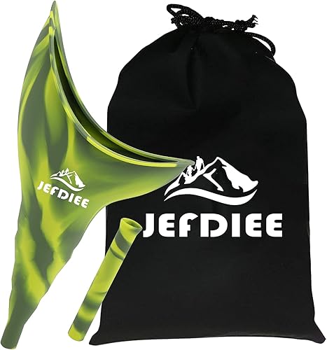 JefDiee Dispositivo de micción femenina embudo de orina de silicona que permite a las mujeres orinar de pie