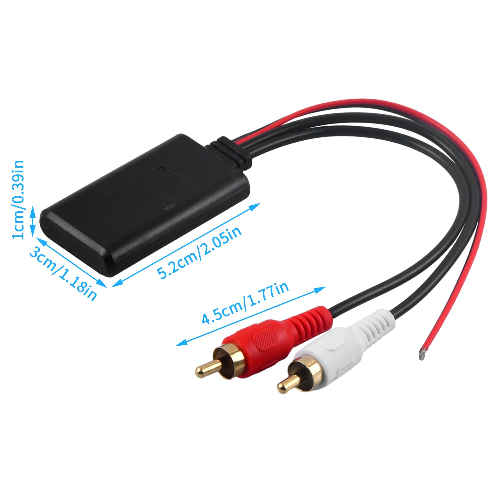 2 IN 1 Wireless Bluetooth Transmitter Receiver 5 EQ Modes Audio Adapter 3.5MM AUX RCA TF With HD Display For PC TV Car Speakers - 44
