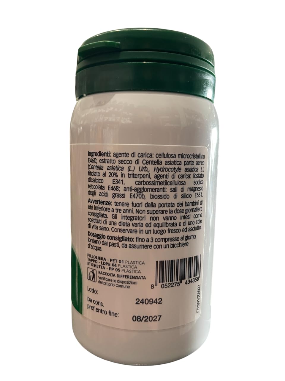 Pharmalife - Centella Pura - 120 compresse