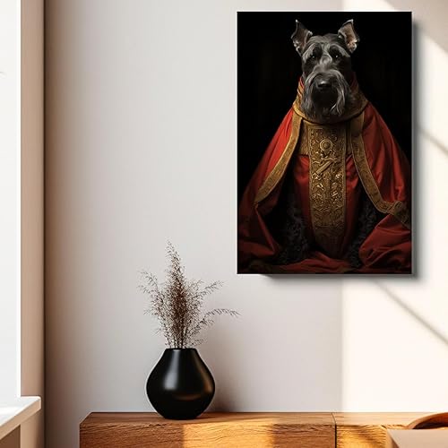 Miniatura 614 de Thuan Chow Chow Retrato de mascota con disfraz real de perro en un disfraz retrato de perro con vestimenta Retrato medieval de mascota retrato