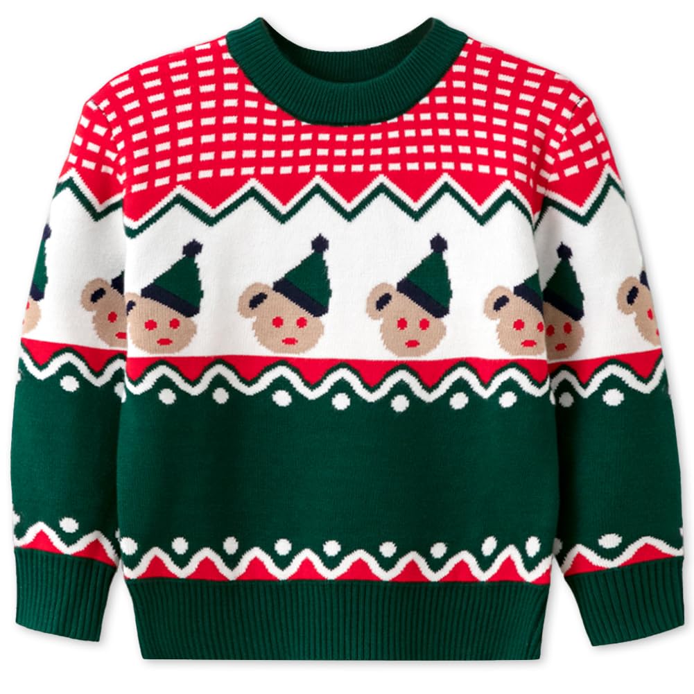Remimi Kids Christmas Sweater for Toddler Girls Boys Holiday Pullover Top