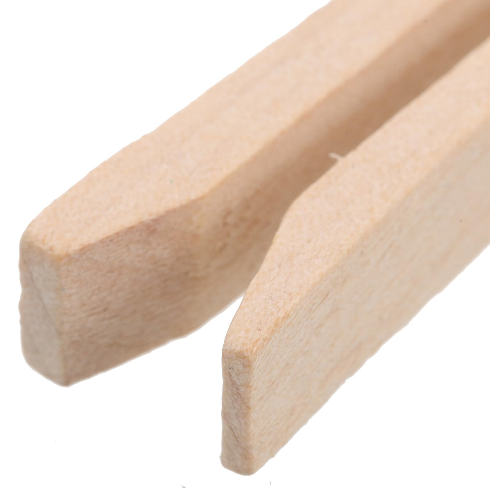100 Pinzas Planas de Madera de 95mm para Manualidades y Decoración