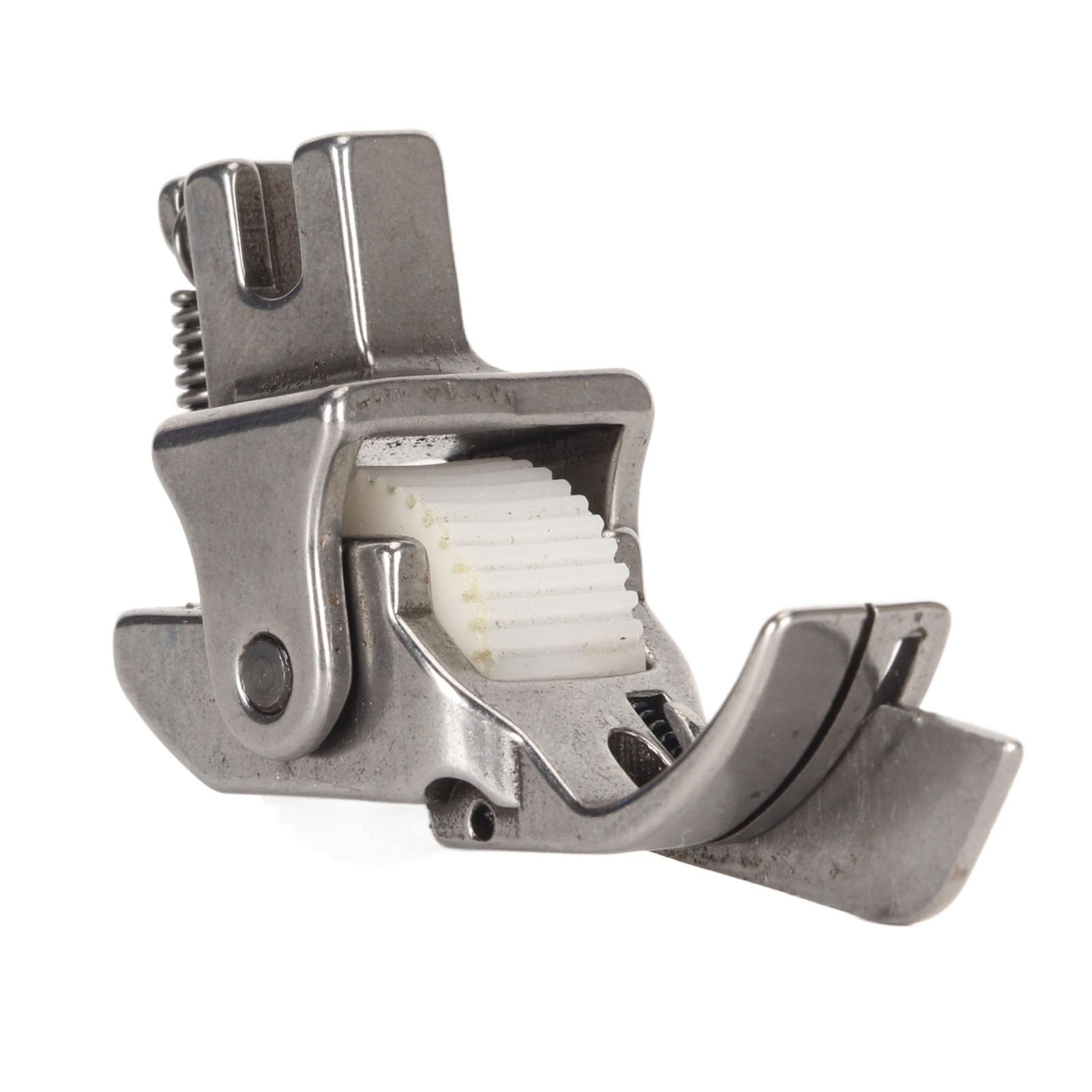 SDGBCXD Sewing machine presser foot, Professional Roller Presser Foot, Industrial Plastic Wheel, Machine Replacement for Leather Elastic Fabric 3x4.5cm