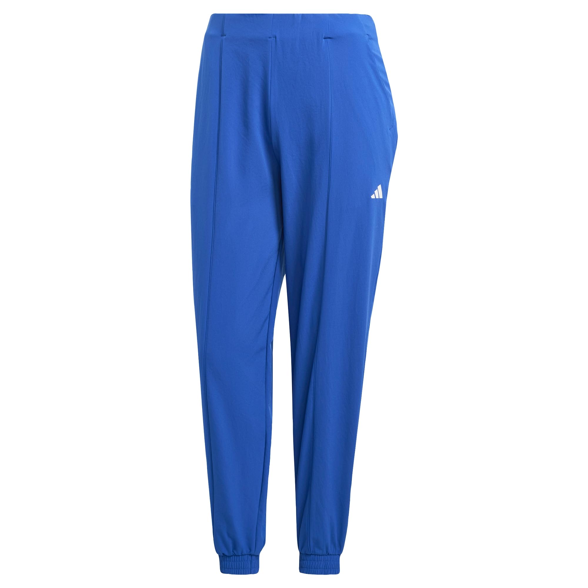 adidas Women's AEROREADY Train Essentials Minimal Branding Woven Pants, Semi Lucid Blue, 4XL Tall