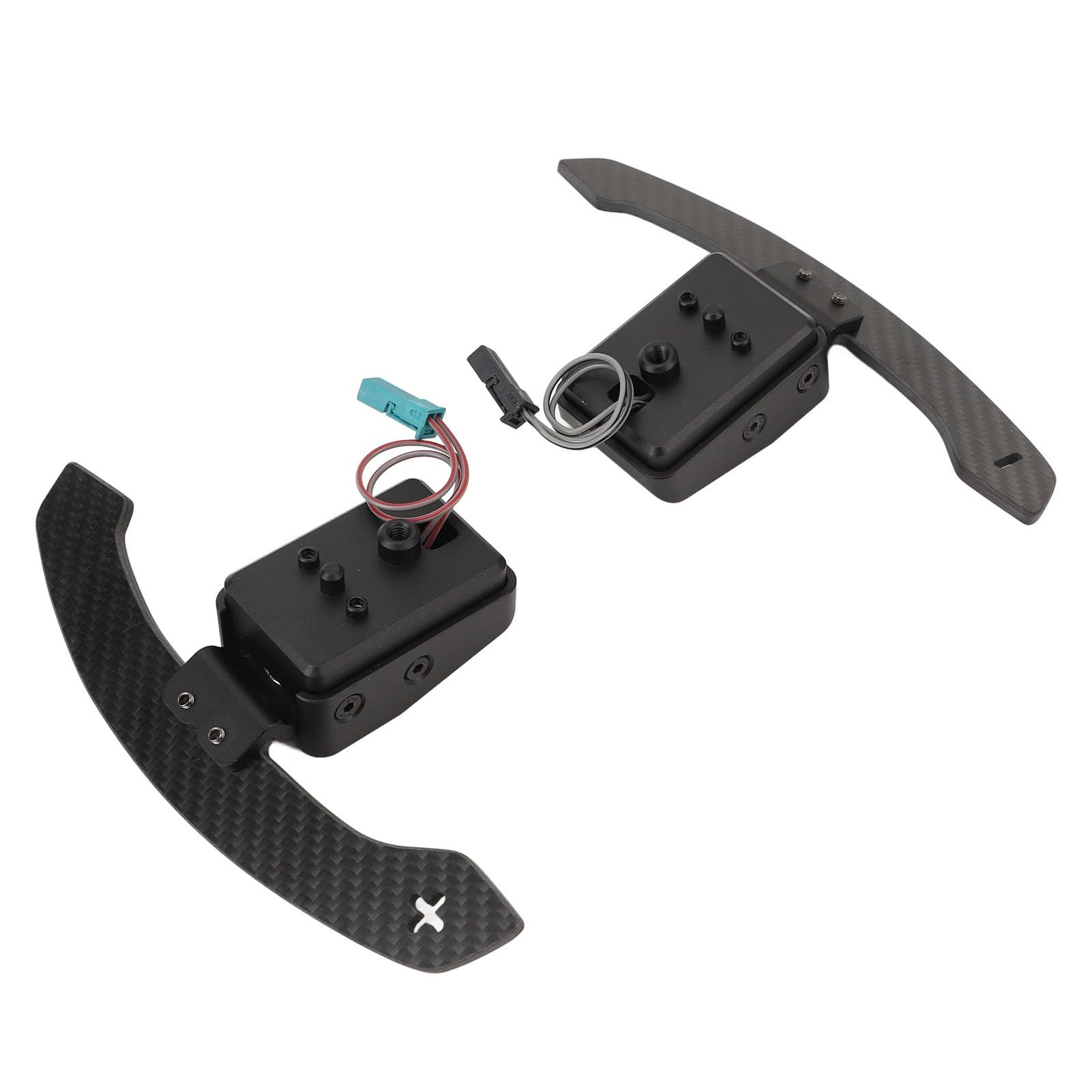 1 par de Extensiones Magnéticas de Paleta Volante Fibra Carbono para 1 Serie F20 F21 2 Series F22 F23 F45 F46