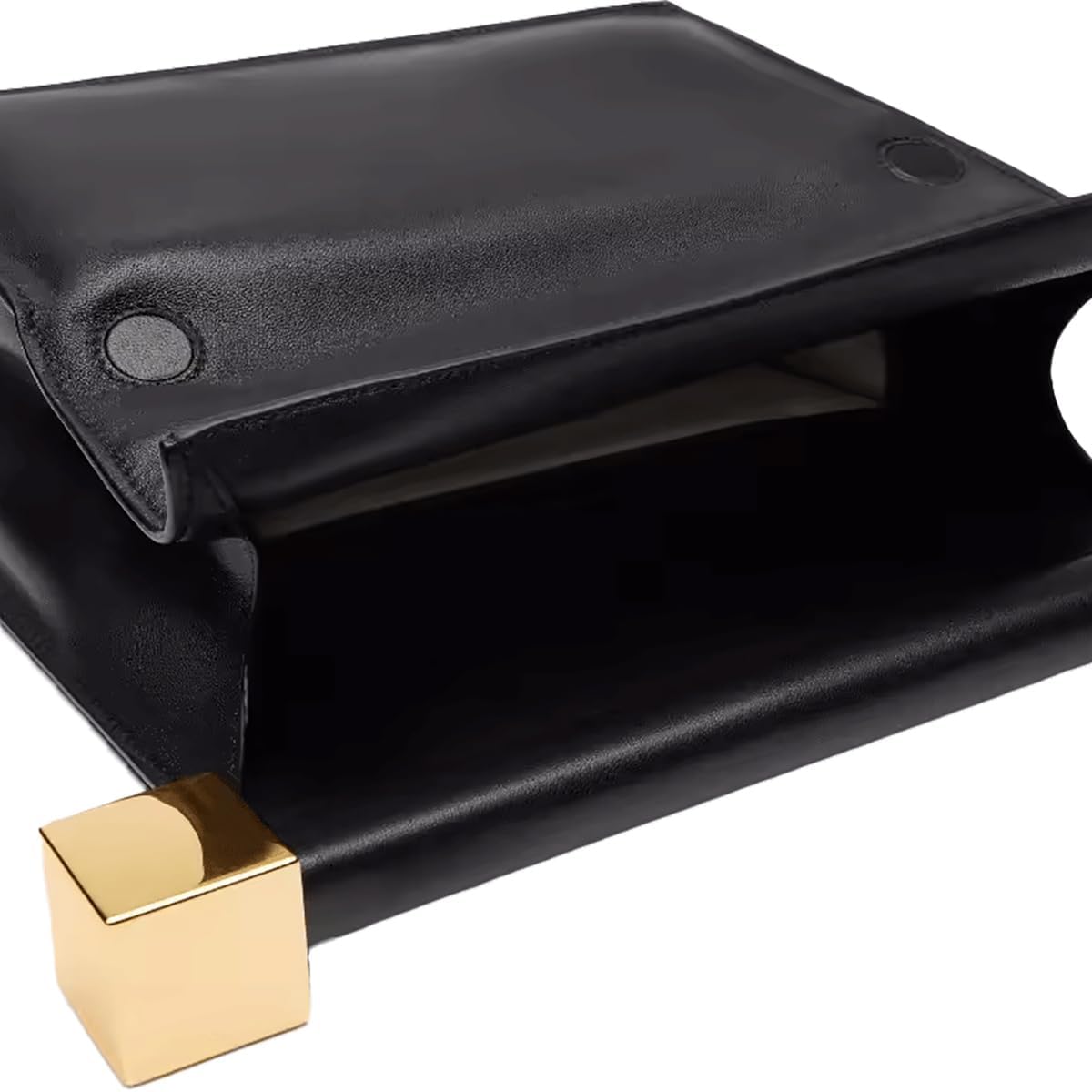 Trendy PU Leather Clutch Bag for Women Versatile Folding Evening Purse Metal Decoration Crossbody for Banquet Party - Image 6