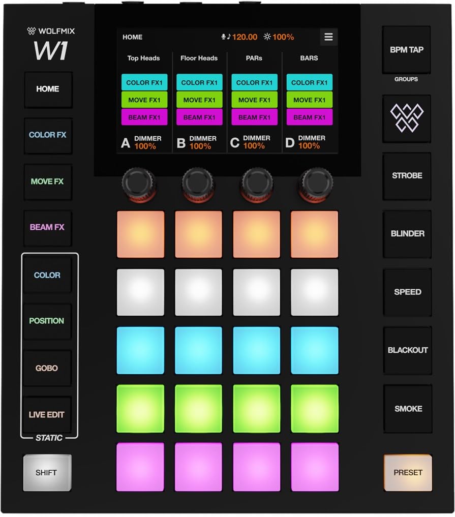 Wolfmix W1 MK3 DMX Controller Standalone