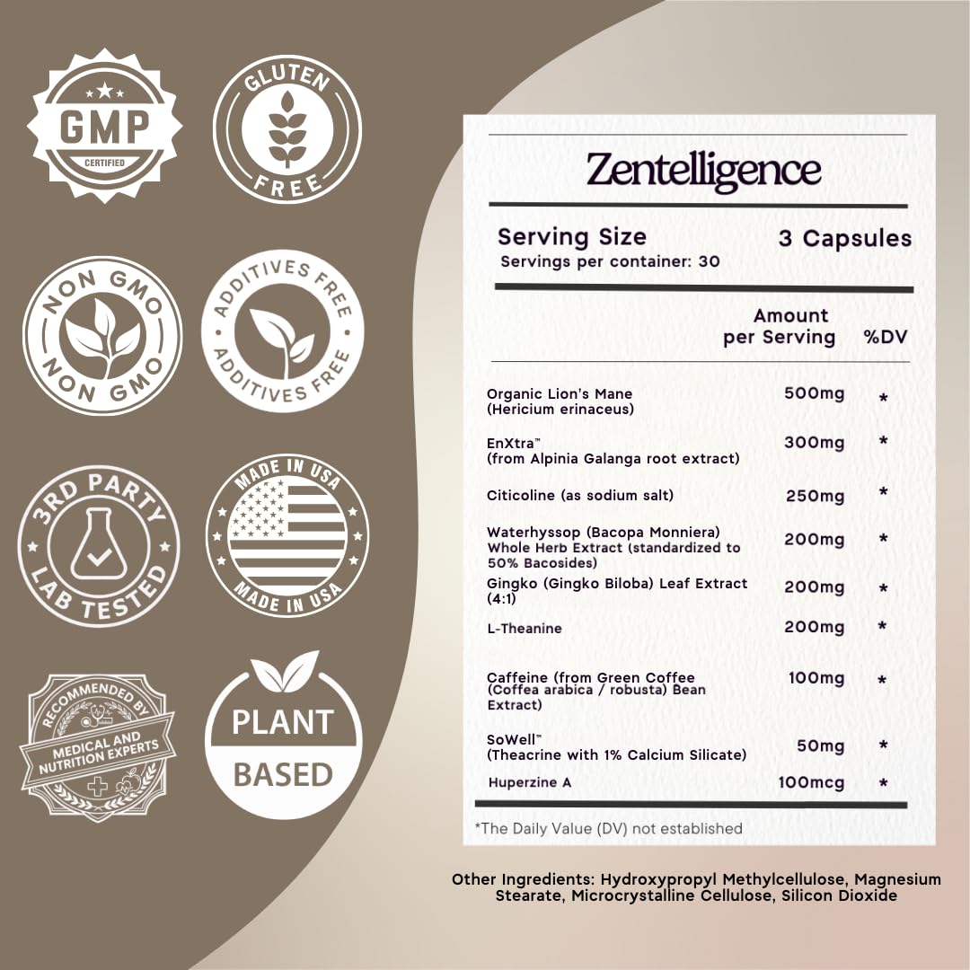 Amazon.com: Zen Principle Zentelligence™ Focus Nootropic