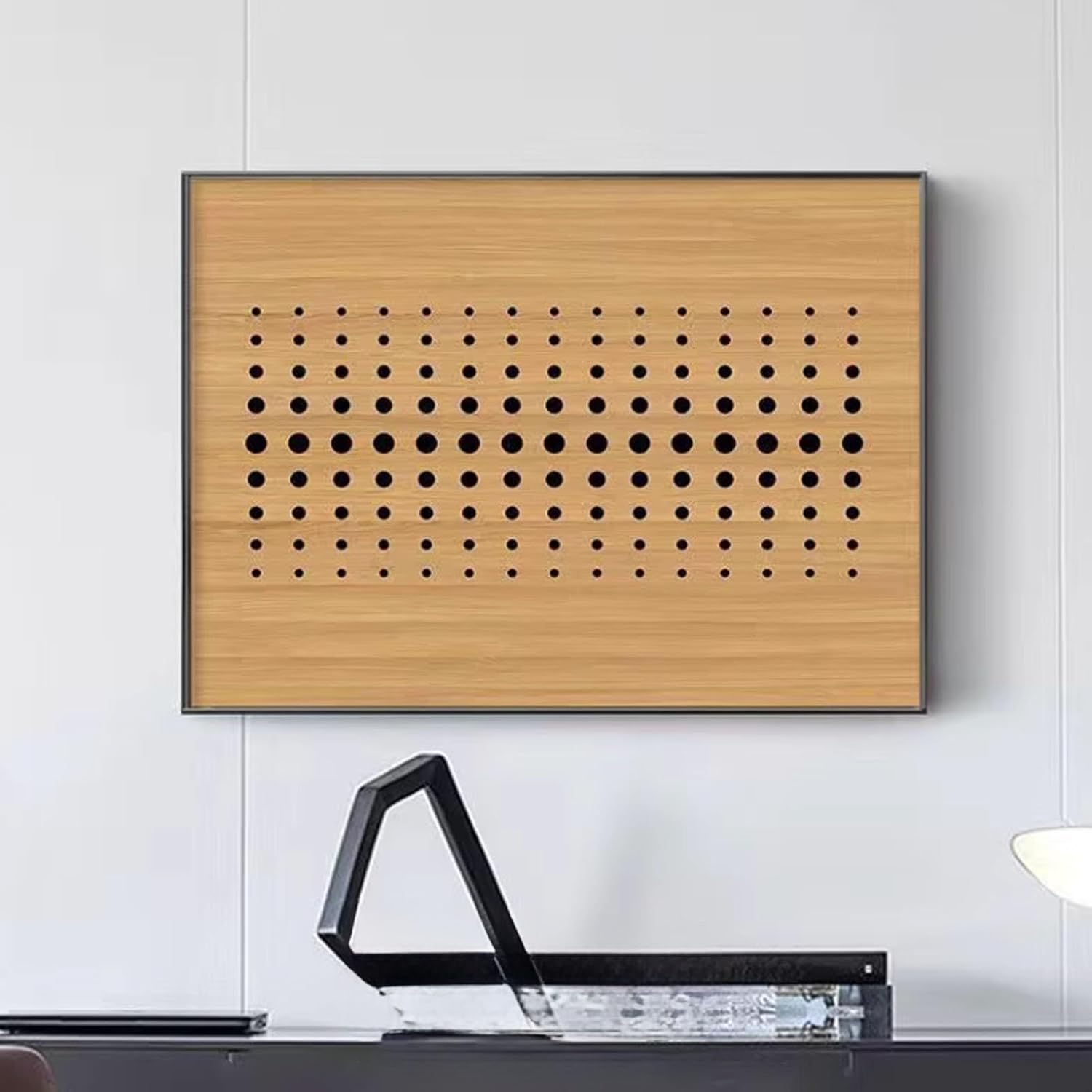 Breaker Box Cover Decorative Painting, Wall Mounted Decorative Flip-Up Fuse Boxes Cover Cabinet, Hide Inside Horizontal Meter Box Covers Panel Living Room(Color 5,45x35cm/17.7x13.8in)