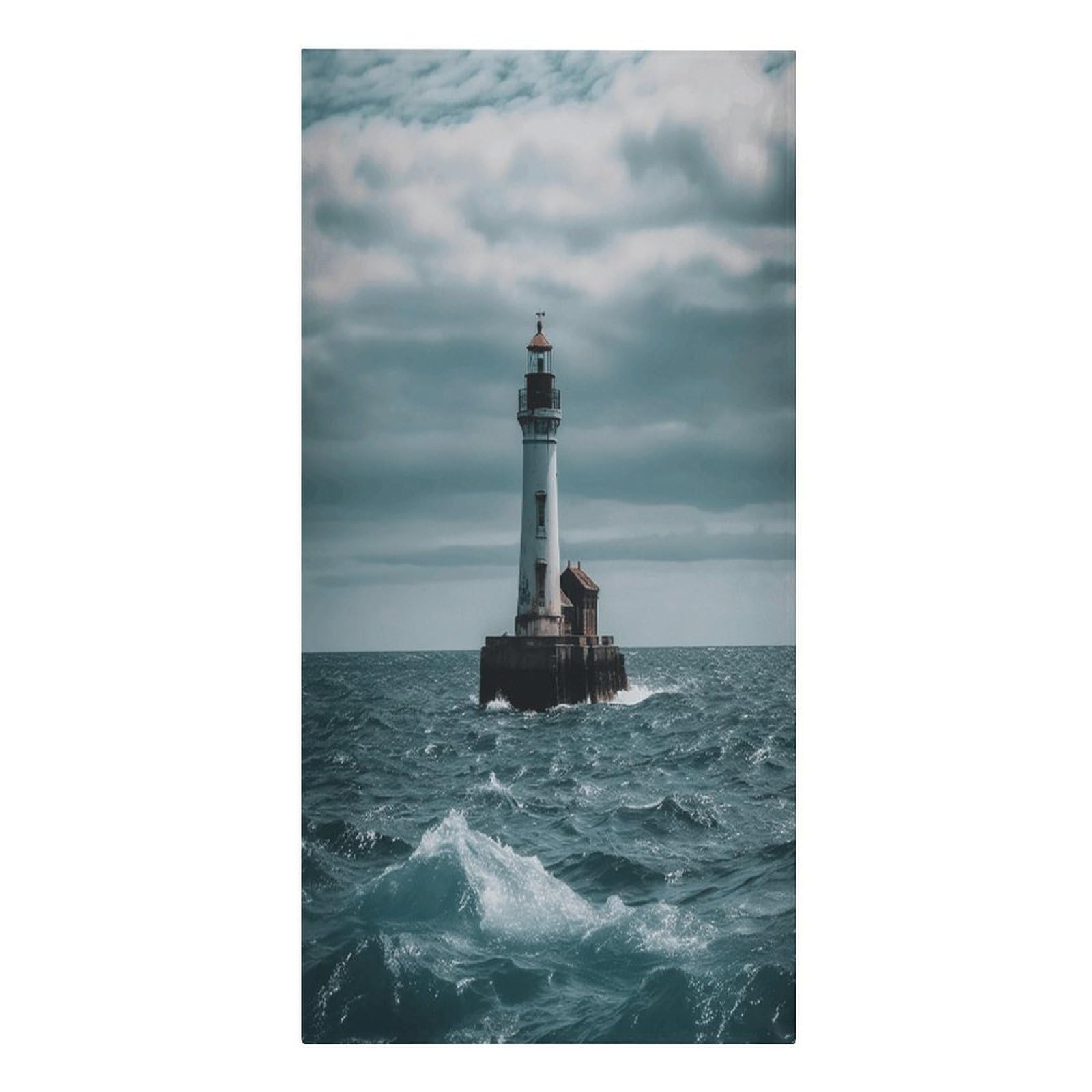 VstaDank Lighthouse Ocean Beach Towel Microfiber Oversized Beach Blanket Super Absorbent Soft Pool Bath Towel Sand Free Quick Dry Travel Towels Gifts for Yoga Sports Adults 30" X 61"