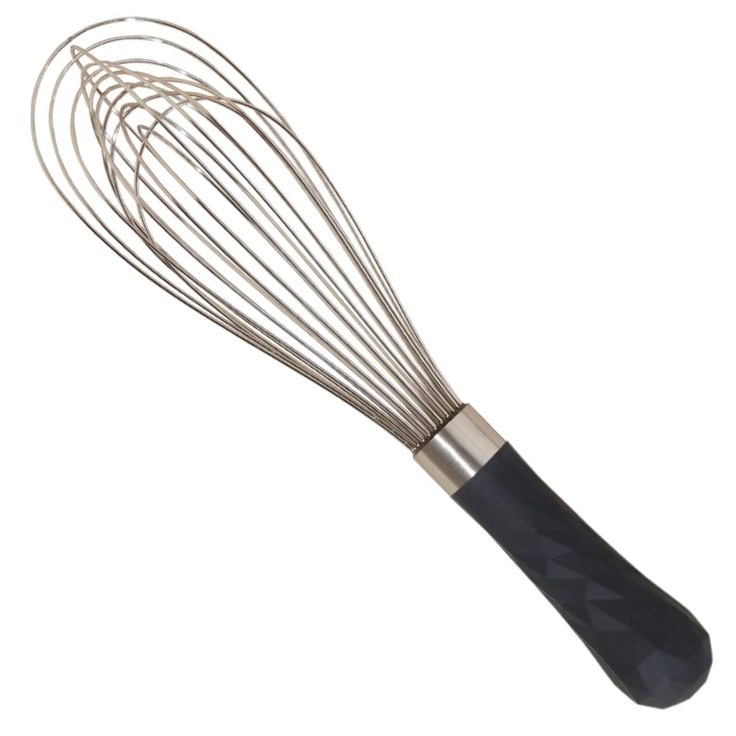 GIR: Get It Right - 11" Ultimate Stainless Steel Whisk, Black - Dishwasher Safe, Non-Toxic, Heat-Resistant to 425deg, Food Grade Silicone - Kitchen Gadgets, Kitchen Utensils - 11.3" L x 2.8" W
