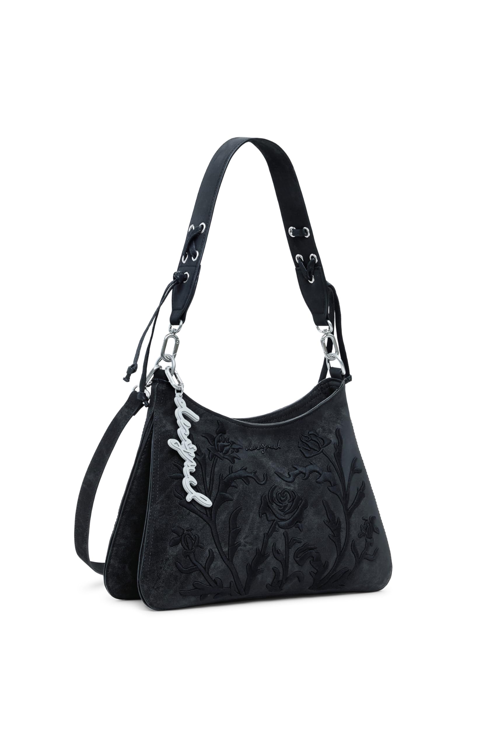 Desigual cross body bag shoulder bag Romeo Floral Manaos 2.0 Crossbody Bag Black