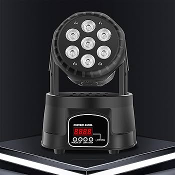LEDステージ照明機材 1台 /DMX照明 Amazon.co.jp: ZonQoonz 60W ステージライト 舞台照明 5 LED 4