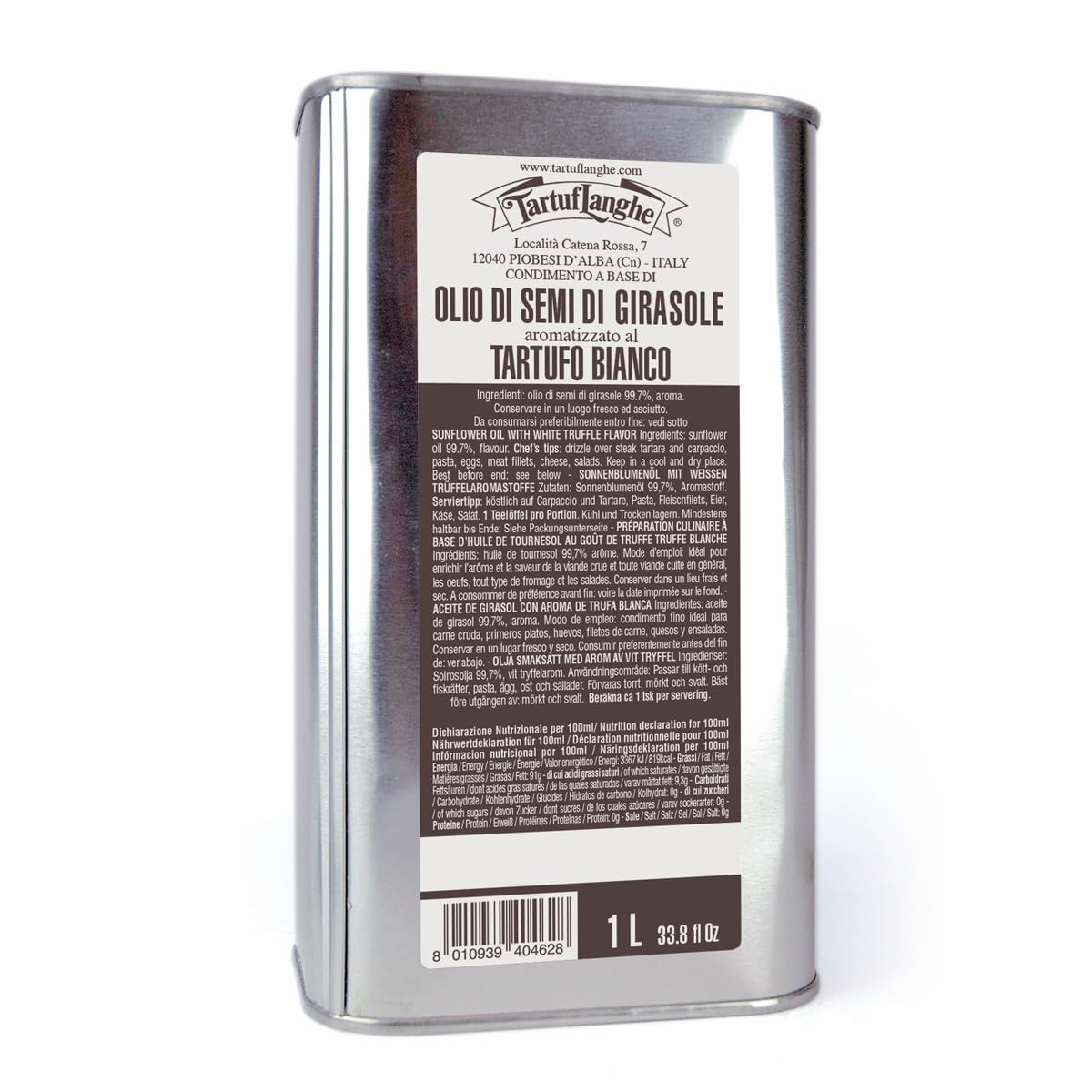 TartufLanghe White Truffle Infused Sunflower Oil - 33.8 oz